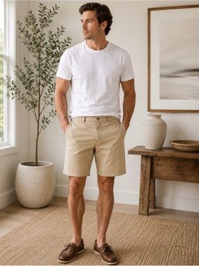POLO Ralph Lauren Men’s Classic Shorts in Khaki - 100% Cotton